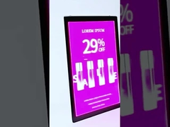 Advertising light boxes can give off a soft bright light that is captivating at first glance.