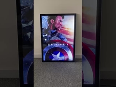 You don't think there's no way to replace posters in movie theaters until now, do you?