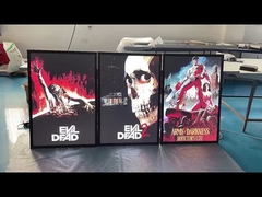 27x40 Blck Aluminun LED Light Box Cinema Movie Poster Frame