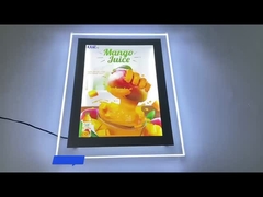 Ultra-thin acrylic crystal light box with high brightness, able to poster at any time.