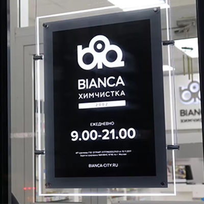 Buy Outdoor Crystal Acrylic Led Poster Frame Light Led Advertising Display Board online manufacture