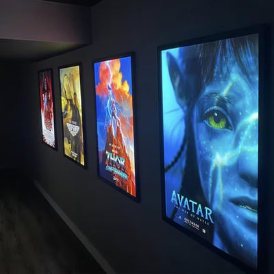 Buy Restaurant Menu Board Advertising Light Boxes Movie Poster Frame Ultra Thin Led Light Box online manufacture