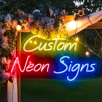 Buy Rohs 12V Led Shop Signs Customized Red Neon Sign  Invisible Backboard online manufacture