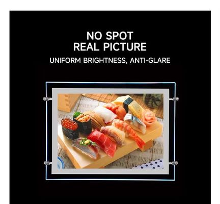 Buy Landscape Real Estate Window Hanging Display Office A4 Advertising Led Light Box online manufacture
