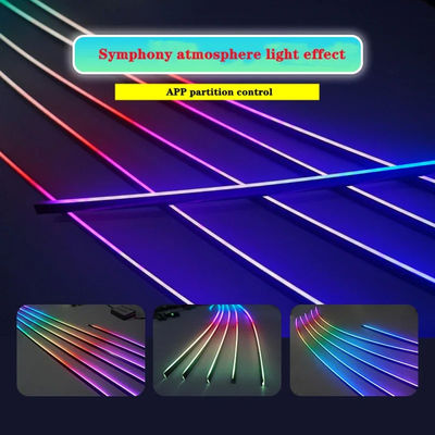Buy LED Chips Car Ambient Lighting Kit Stepless Car Mood Lighting 255 Color online manufacture