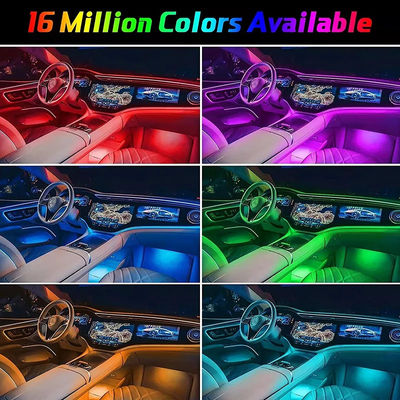 Buy LED Chips Car Ambient Lights APP Keyboard Control Wireless Ambient Lighting online manufacture