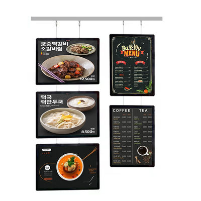 Buy Magnetic A4 Real Estate Agent Hanging Acrylic Led Advertising Light Boxes online manufacture