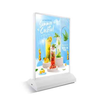 Buy A4 Table Stand Menu Display Board Panel Advertising Rechargeable Light Box online manufacture