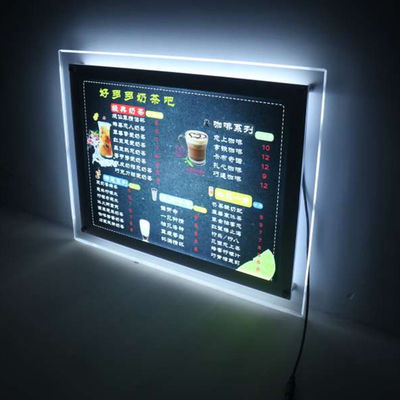 Buy A3 A4 Hanging Real Estate Hanging Led Frame Led Crystal Led Lightbox online manufacture