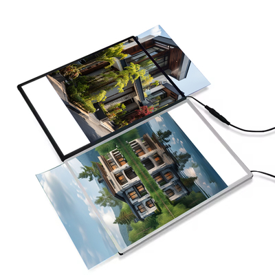 Buy Adverting Light Boxes Ultra-Thin Clear LED Light Box Glass LED Light Box online manufacture