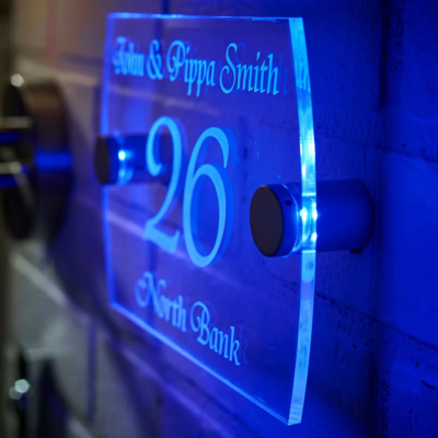 Buy Wholesale 12v Light up Name Sign Neon LED Light Sign Customized Illuminated Signs online manufacture