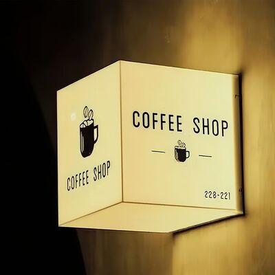 Buy Custom Outdoor Weather-Resistant LED Light Box Sign with Energy-Efficient Lighting for Business Advertising online manufacture