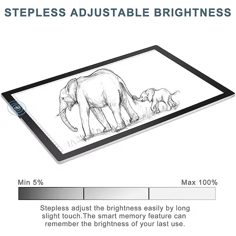 Light Pad Guide Animation Ultra Slim Led Tracing Light Pad 210 X 297mm Adverting Light ...