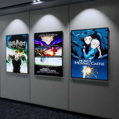 Custom Aluminum Advertising Light Boxes Snap Frame Light Box A4 Led Lightbox Ultra Thin