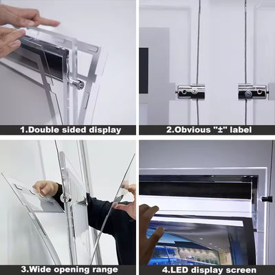 2835 LED Strip Lightbox Advertising Energy Saving Crystal Led Light Box Display DC12V