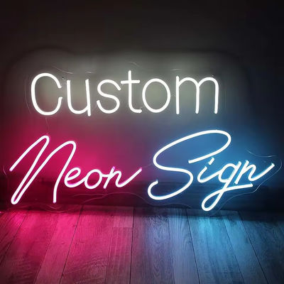 Vertical LED Neon Sign Acrylic Flex Neon Light Board Shop RoHS