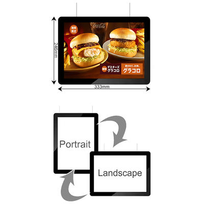 Custom LED Menu Board Pattern Ultra Slim Backlit Light Box Single Side Double Sides Display Method