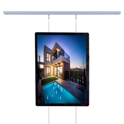 Aluminium Real Estate Display Light Box Frame Backlit Acrylic Advertising Crystal Lightbox