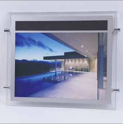 A3 A4 Acrylic Picture Photo Frame LED Display Light Box Estate Sign Hanging Advertising LED Display