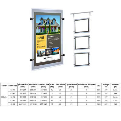 Outdoor Durable LED Light Box Factory Wholesale Waterproof Advertising Light Box for Indoor
