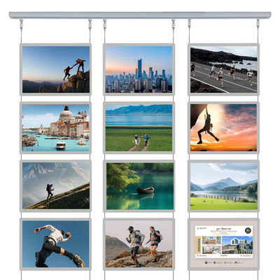 12V 24V Crystal Light Box LED Lighting Sign Board For Real Estate Window Display