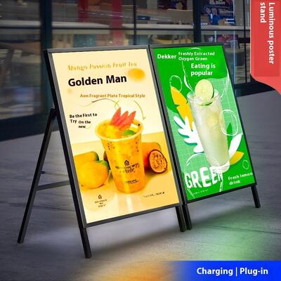  LED Advertising Light Box Double-Sided Poster Floor-Standing  